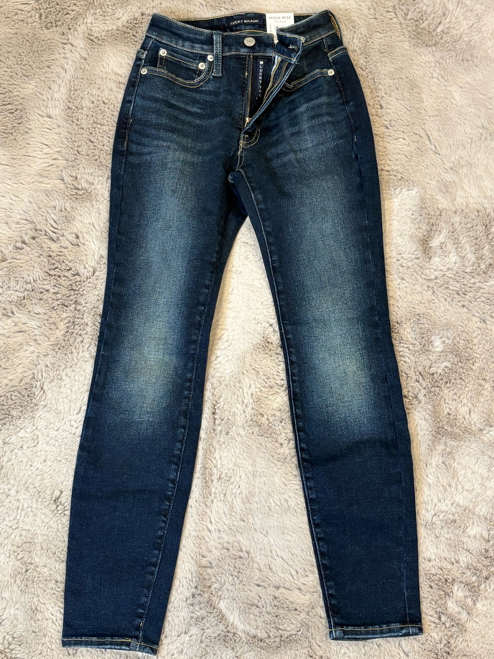 Lucky Brand Skinny High Rise Jeans